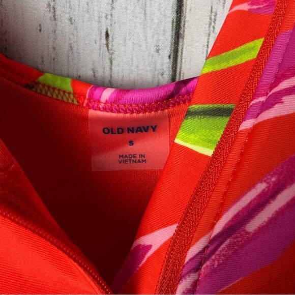 Old Navy Women's Summer Seasonal  Quarter Zip Floral One Piece Swimsuit Sz S - Picture 2 of 15